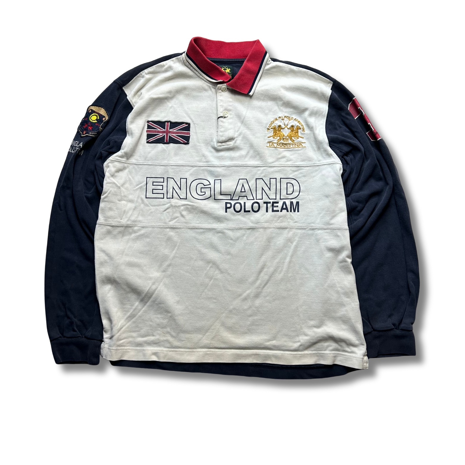 (L-XL) La Martina Vintage Longsleeve England