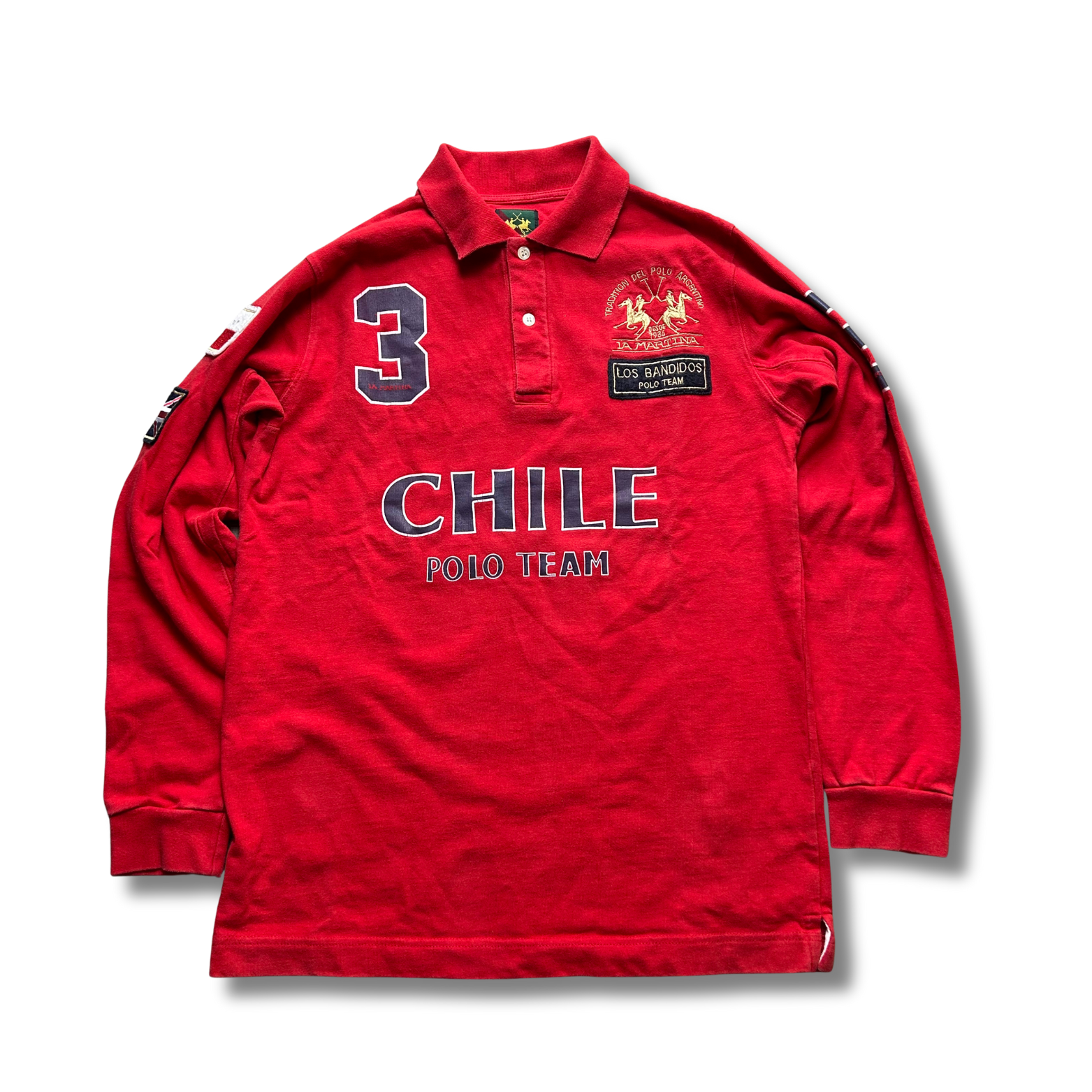 (M) La Martina Vintage Chile Polo Longsleeve