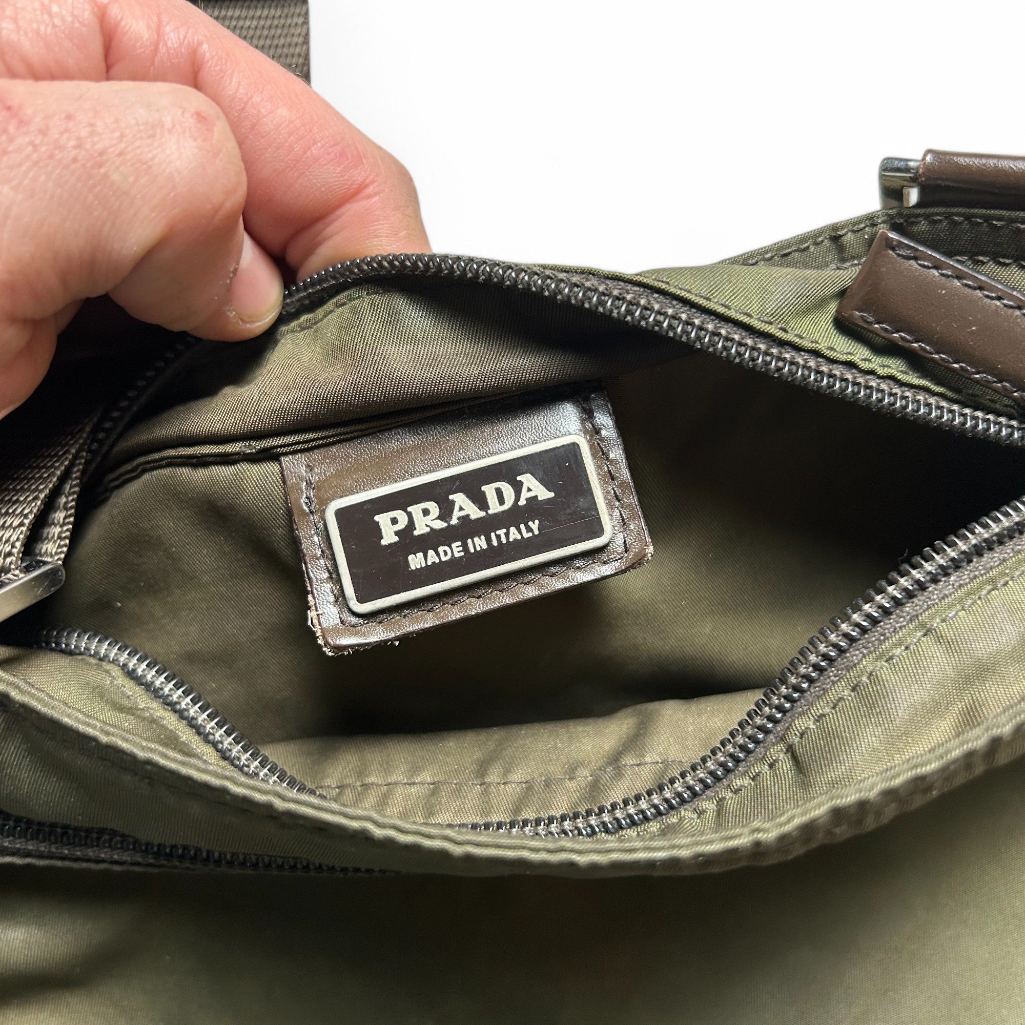 Vintage Prada Bag Khaki