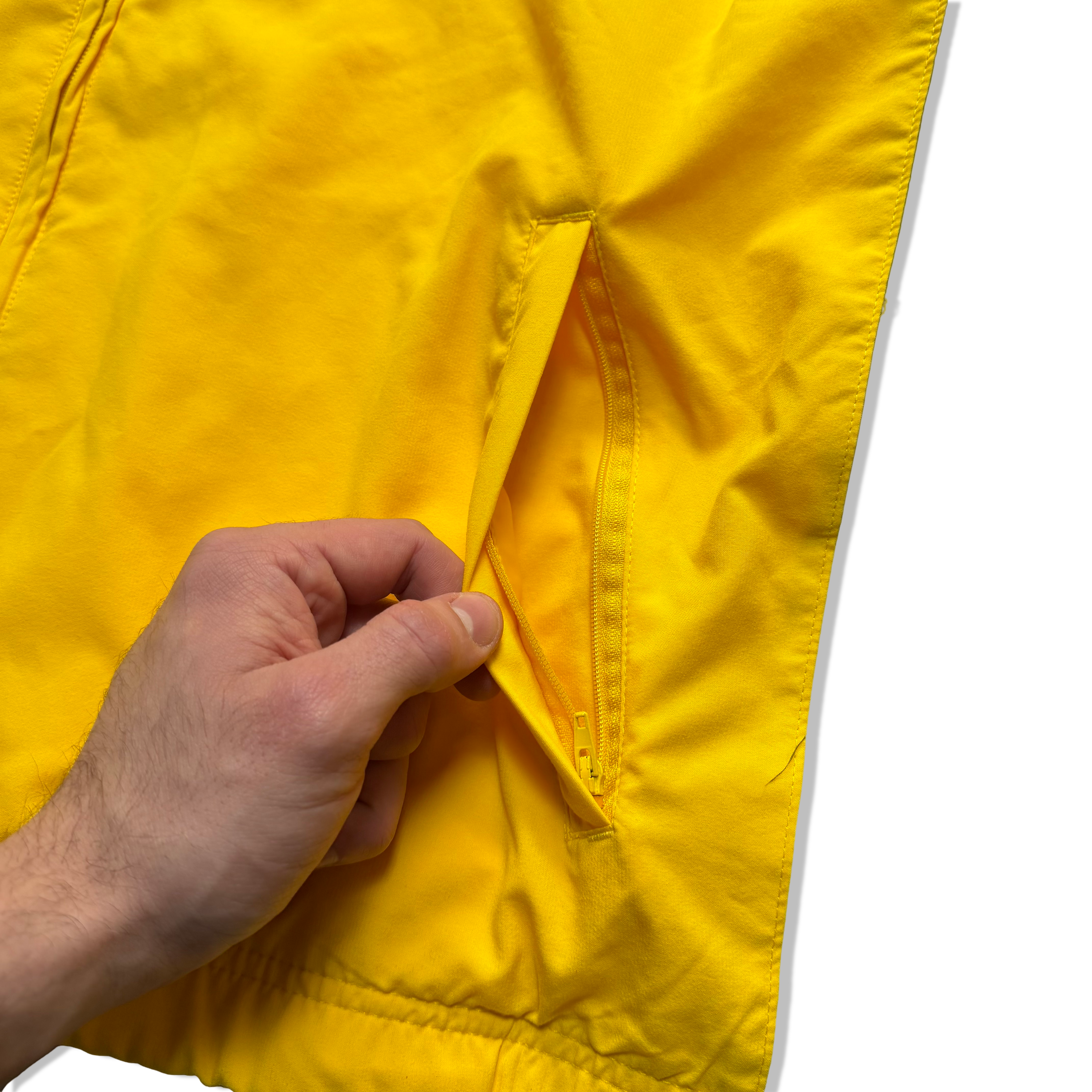 Nike Vintage Trainingsjacke Trackjacket Gelb Schwarz Weiß L