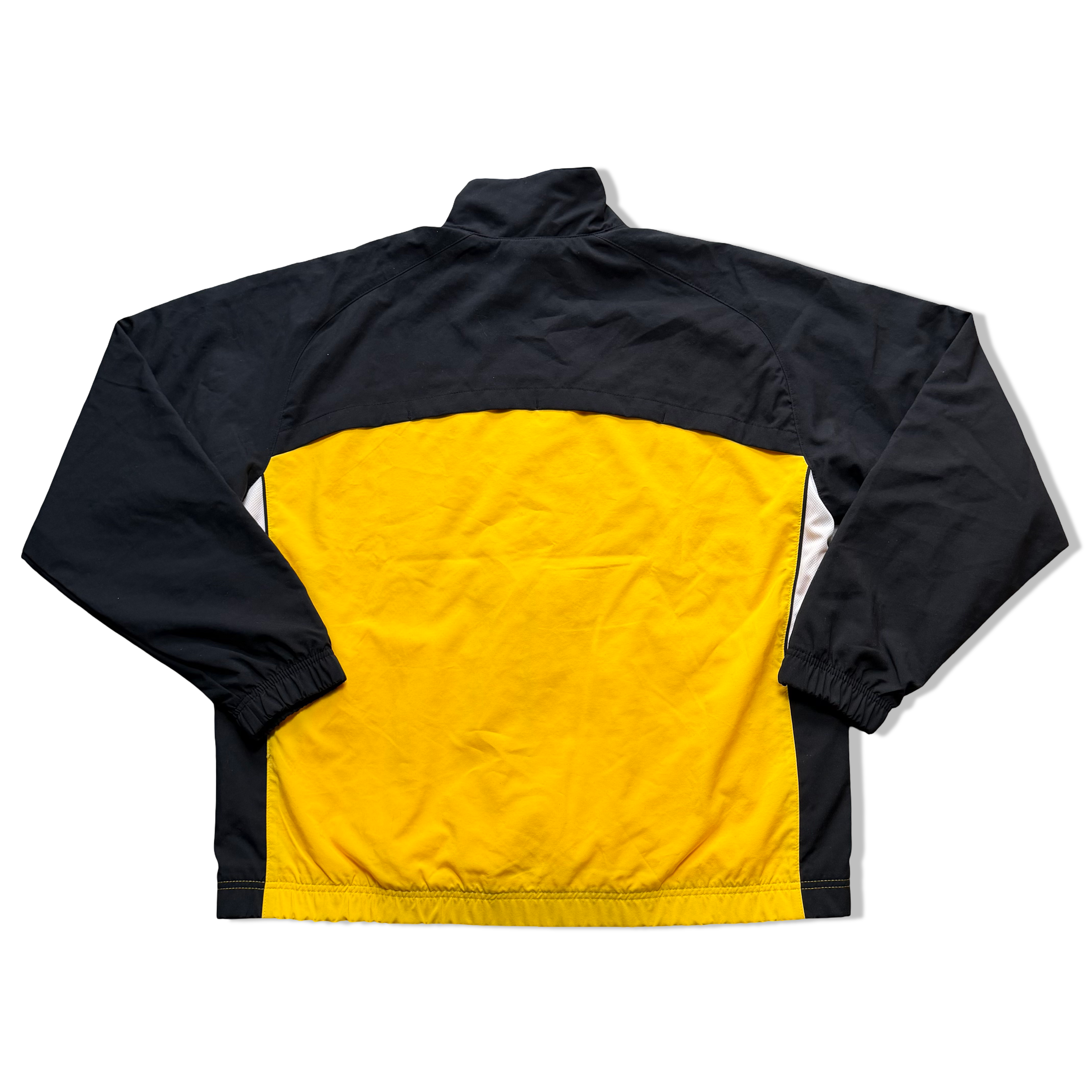 Nike Vintage Trainingsjacke Trackjacket Gelb Schwarz Weiß L