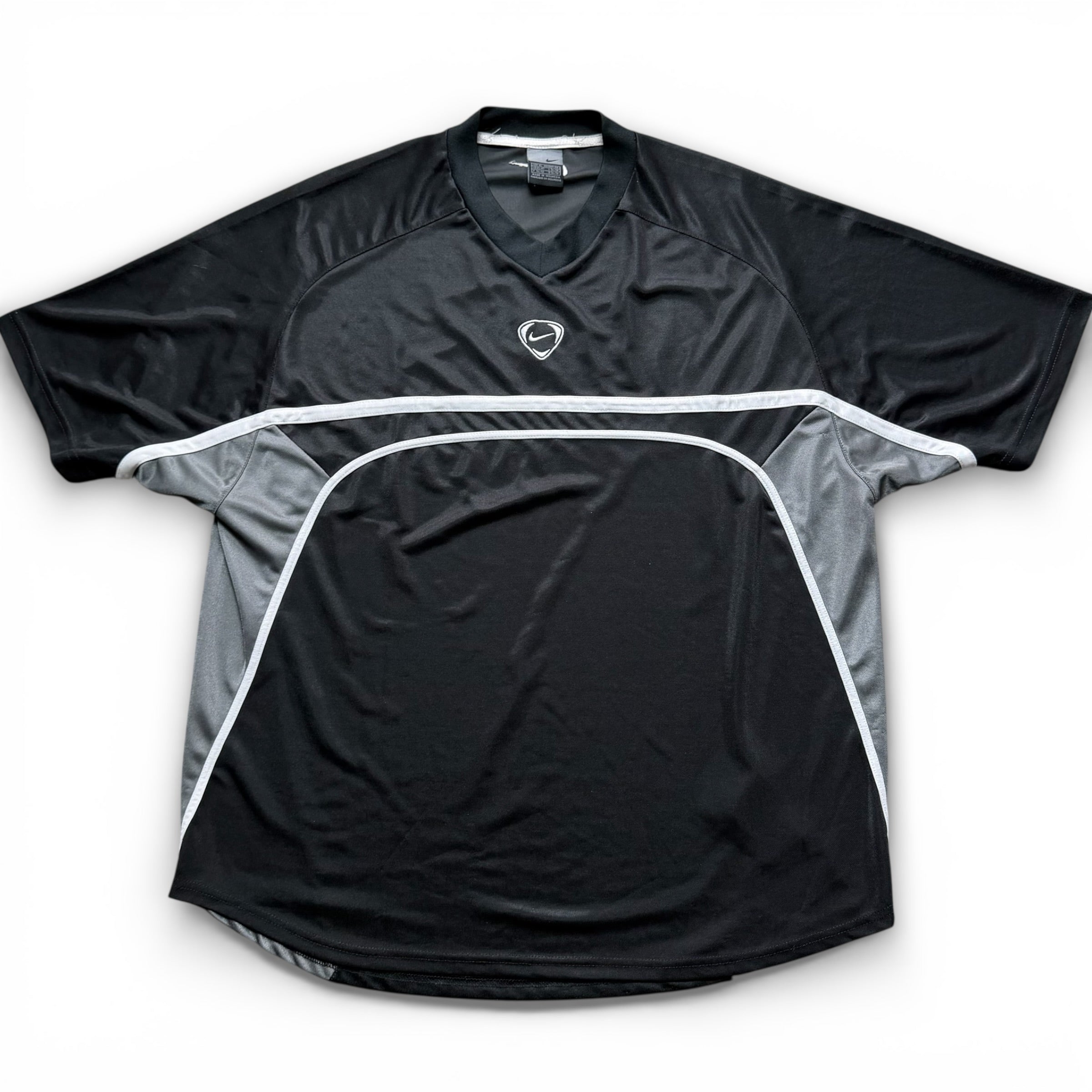 Nike Vintage Trikot Jersey Herren Schwarz Grau Weiß Herren Size L/XL