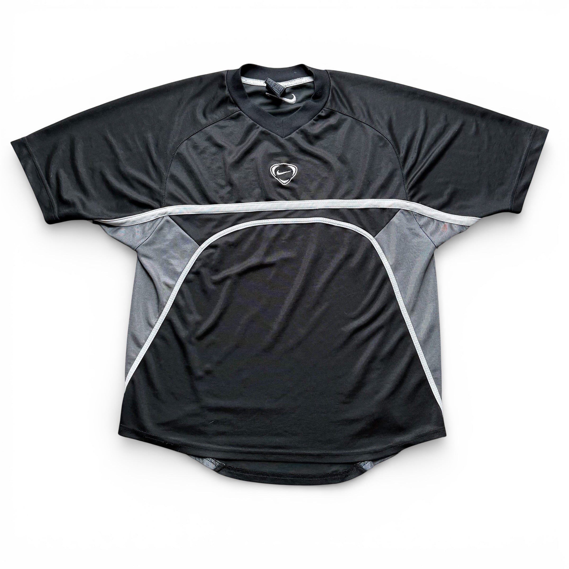 Nike Vintage Trikot Jersey Herren Schwarz Grau Weiß Herren Size S