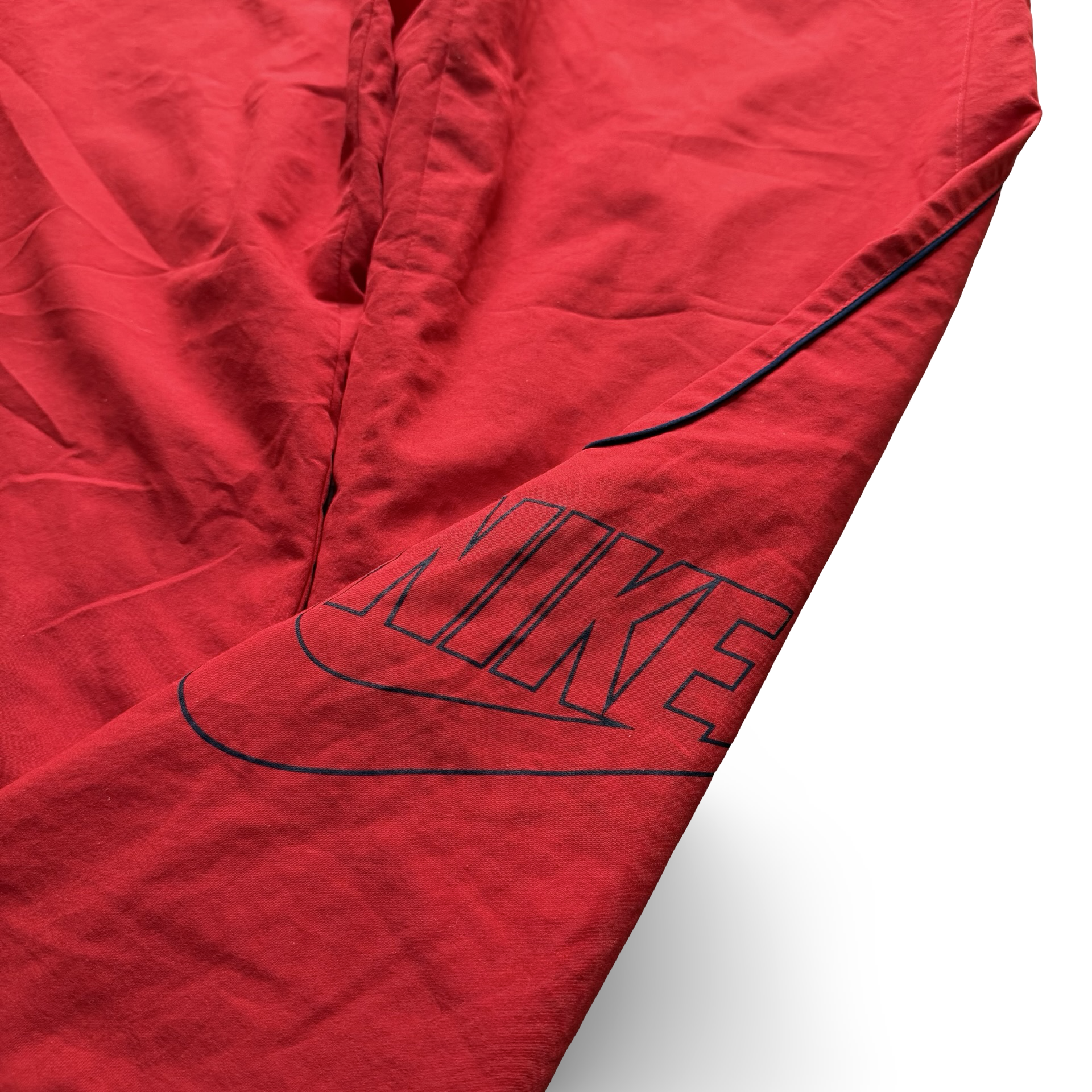 Nike Vintage Trackpants 90s Rot Blau Swoosh Streetwear Size M