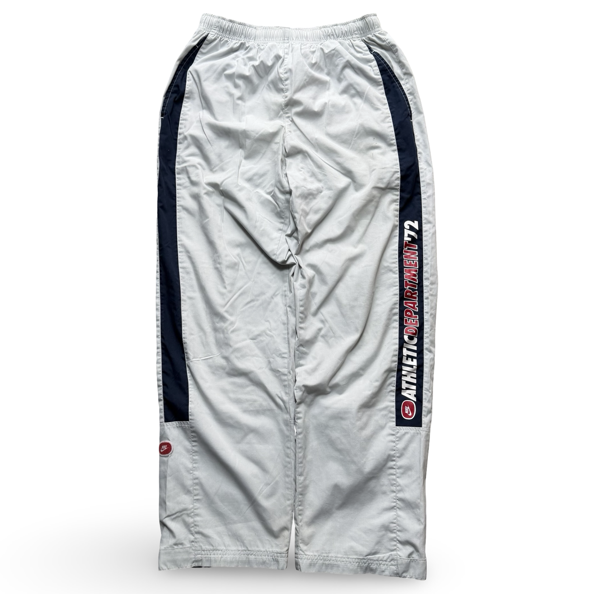 Nike Vintage Trackpants Baggy 90s Steetwear Grey Blue Size L