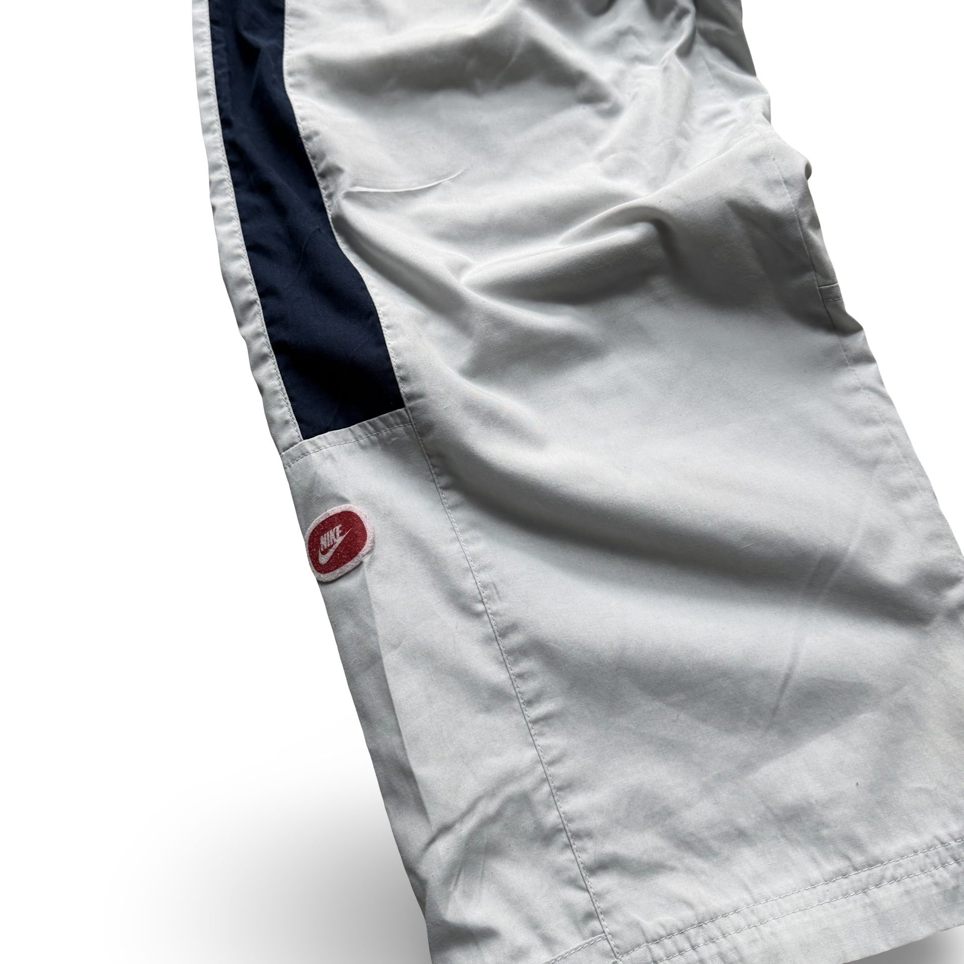 Nike Vintage Trackpants Baggy 90s Steetwear Grey Blue Size L