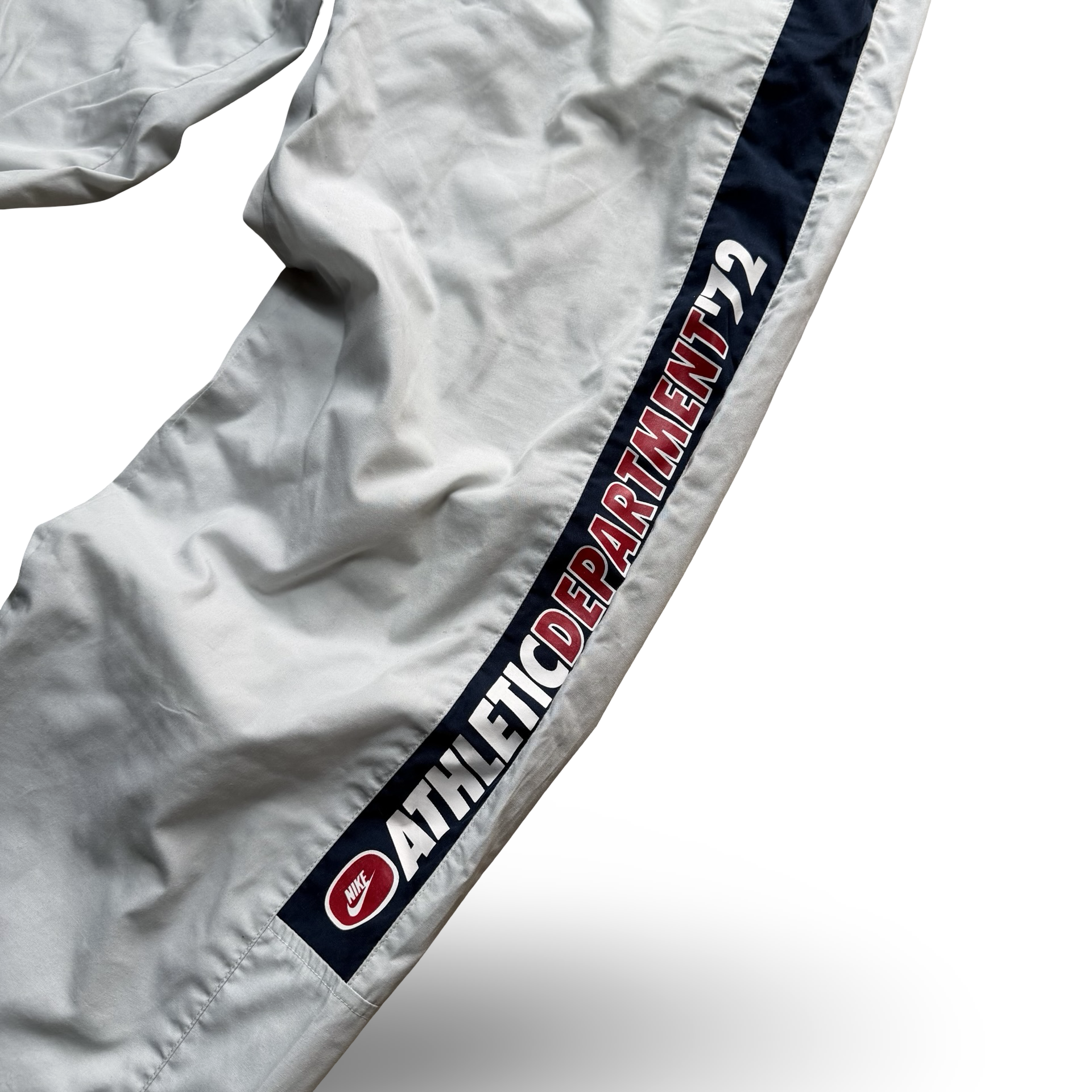 Nike Vintage Trackpants Baggy 90s Steetwear Grey Blue Size L