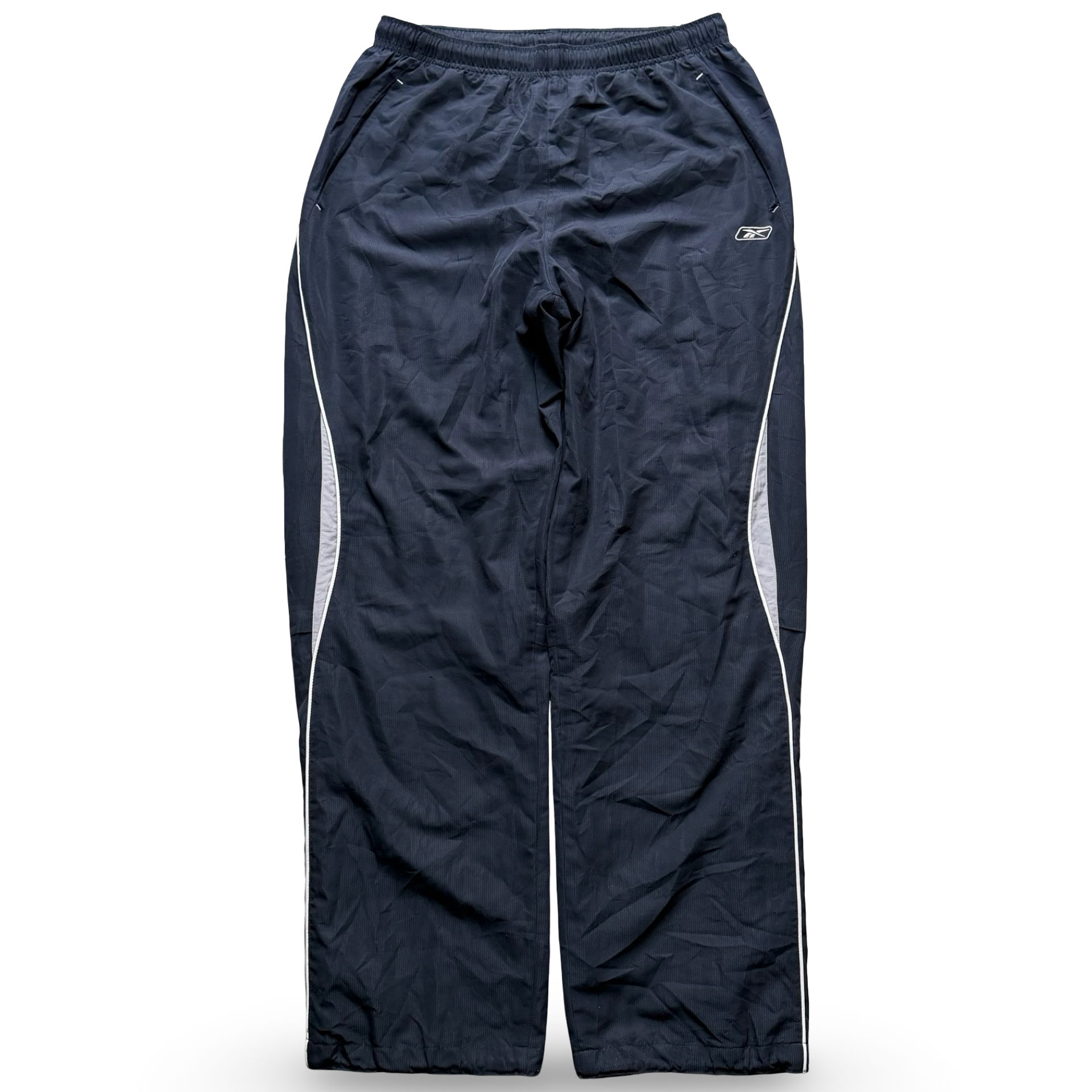 Reebok Trackpants Baggy Dark Blue Streetwear Size M