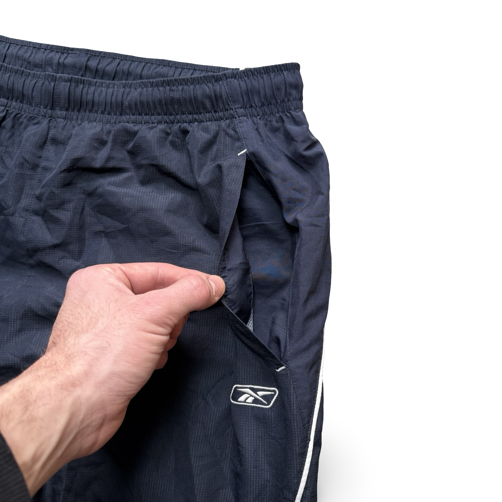 Reebok Trackpants Baggy Dark Blue Streetwear Size M